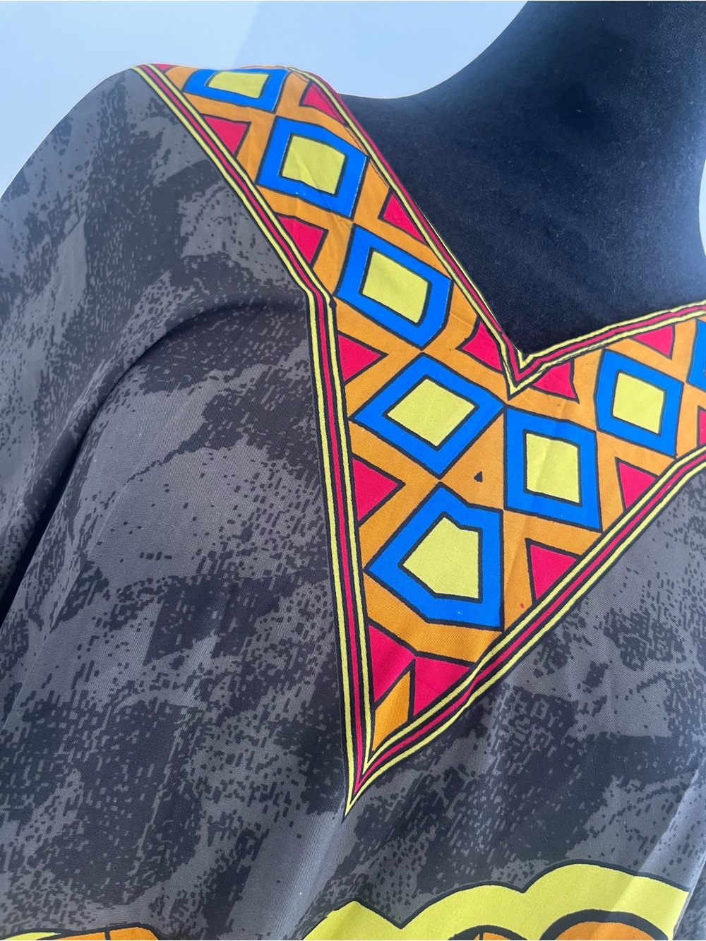 GODDESS Bold Geometric African-Inspired Women’s Kaftan